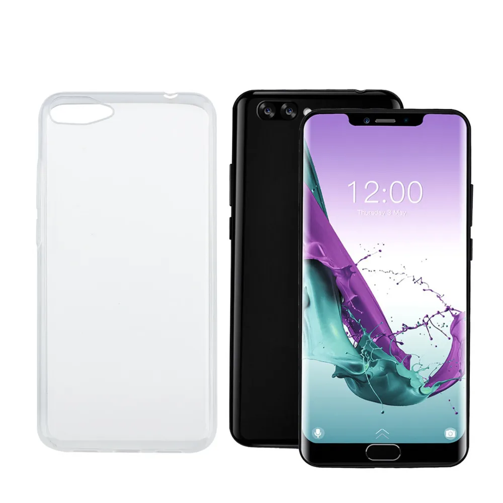 

For Doogee Y7 Plus Full Protect Anti-knock TPU Silicone Transparent Back Cover Case for phone cases cover
