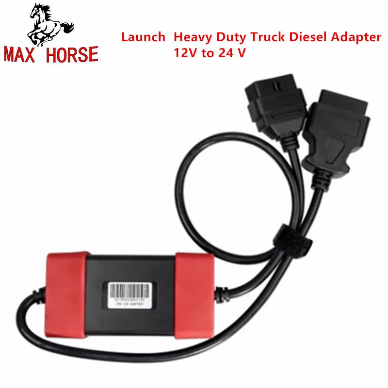 

Launch 12V to 24V Heavy Duty Truck Diesel Adapter Cable for X431 Easydiag2.0/3.0 Golo Carcare