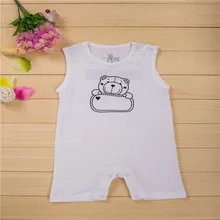 

Newborn baby clothes White cool kids summer baby rompers Short sleeve one-pieces jumpsuit baby boy girl clothing
