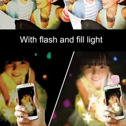 16 шт светодиодный мини флэш-наполнитель свет яркий светодиодный видео свет лампы подходит для мобильного телефона Selfie Яркость фотографии