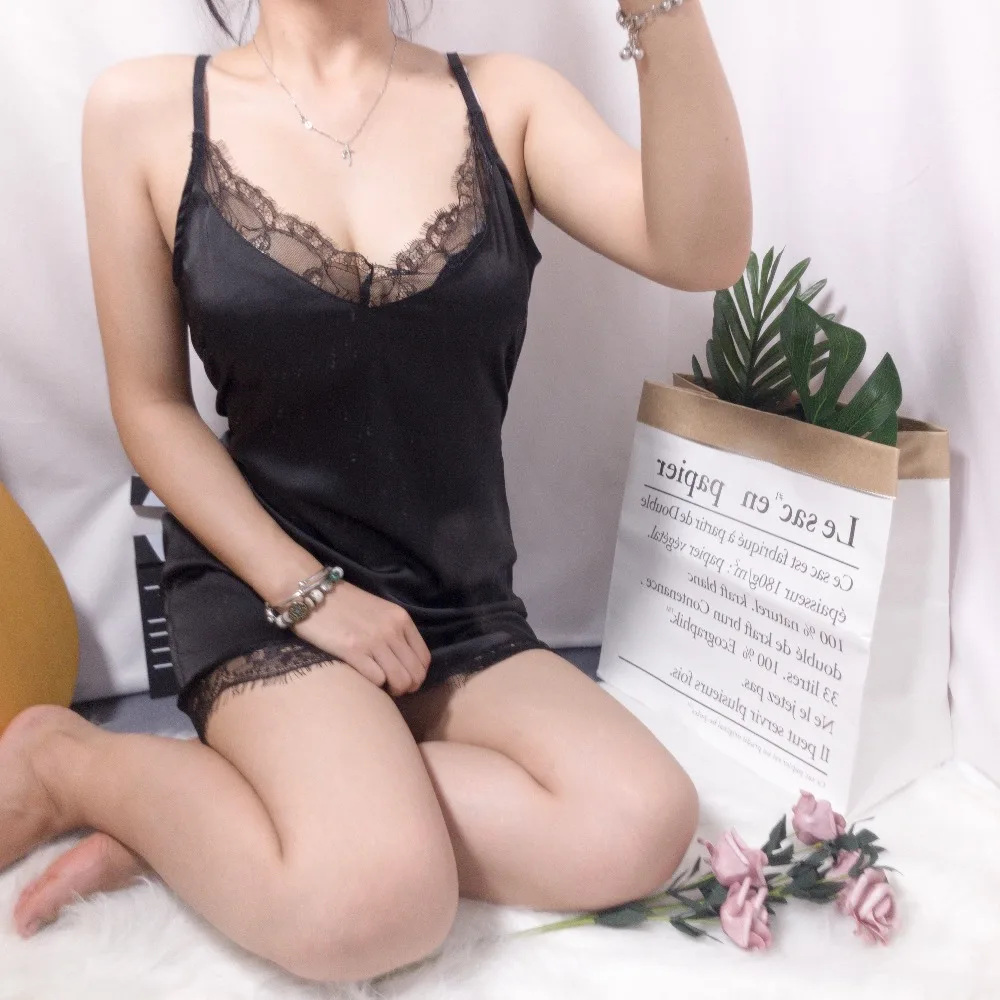 black mini dress lady