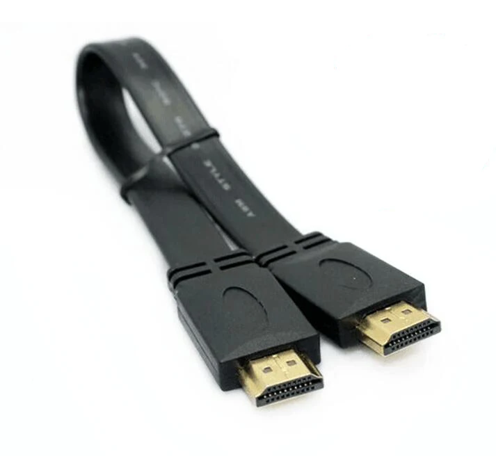 0.3M Flat line short HDMI cable 1.4V High speed Gold Plated Male Male