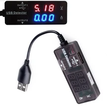 Portable Digital Led USB 2 0 Dual Output Charging Power Voltage Current Multimeter Amp Volt Power