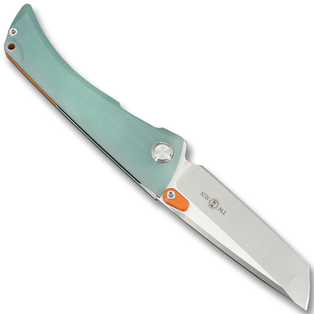 TWOSUN d2 лезвие складной карманный нож тактические ножи охотничий нож открытый инструмент для выживания EDC подшипники быстрооткрывающиеся G10 JAEGER TS80