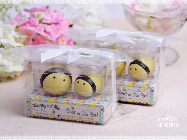 Mommy And Me Sweet As Can Bee Honeybee Salt Pepper Shakers 120set Mommy And Me Sweet As Can Bee Honeybee Salt Pepper Shakers 120set Lot Wedding Favor