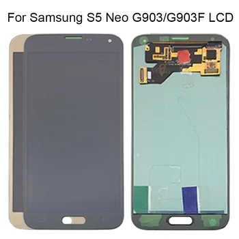 

AMOLED LCD S5 Neo G903 G903F Display 100% Tested Working Touch Screen Assembly For Samsung S5 Neo LCD Display Galaxy With Tools