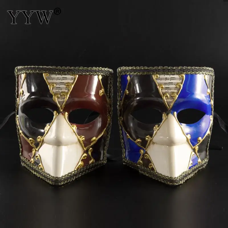 

1pcs Masquerade Masks Carnival Venetian Mask For Parties Halloween Mascaras Anonymous Masker Venice Maske Man Masque Party Mask