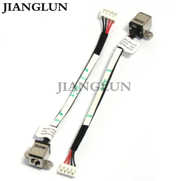 JIANGLUN 5X New DC Power Jack With Cable Harness For Asus U43F U43J