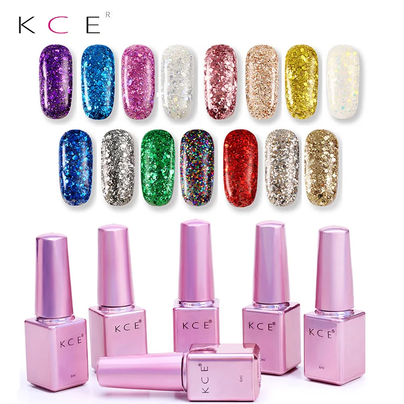Soak Off Gel Nail Polish Uv Led Top Coat Primer Manicure Kit 5ml Transpa Sequins Uv Gel Nail Polish Primer Shining Colorful Long Lasting Polishes