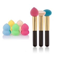 10 компл./лот Порошковая Губка косметическая пуховка консилер основа