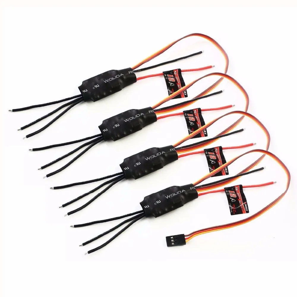 4 шт. Emax SimonK прошивка 12A ESC контроллер скорости для FPV QAV250 ZMR250 QAV210 мини Квадрокоптер
