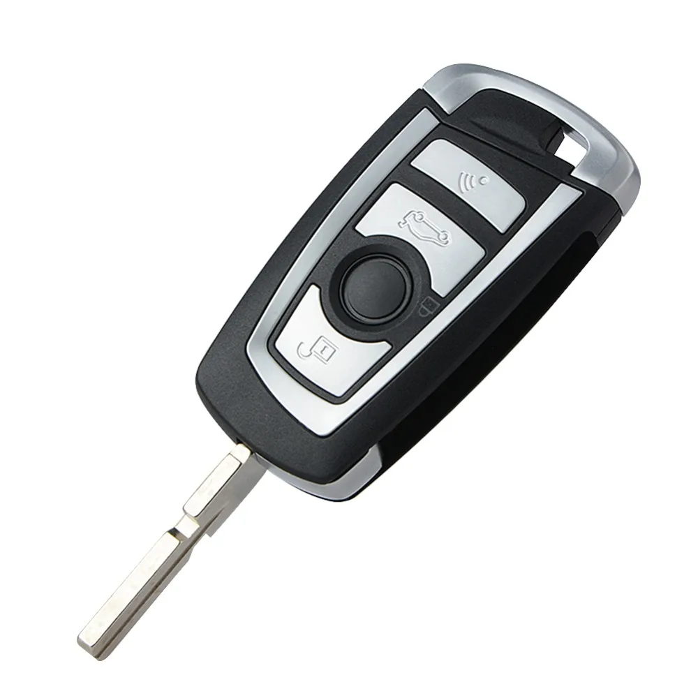 

433MHz For BMW E M X Z Series Remote Key for Cars 4 Buttons Uncut-Flip-HU58-Blade PCF7935AA ID44 Smart Chip Original Remote Key