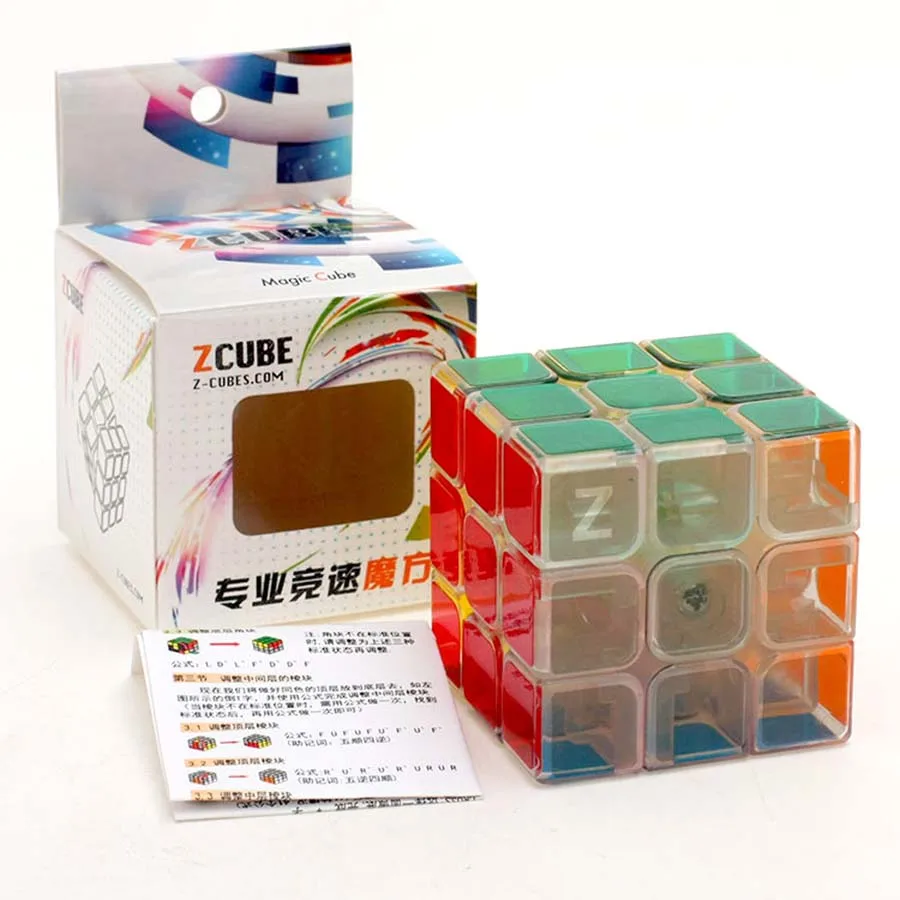 Z cube прозрачный головоломка волшебный куб 5x5 4x4x4 3x3x3 2x2x2 Пирамида Cubo Magico Развивающие игрушки для детей