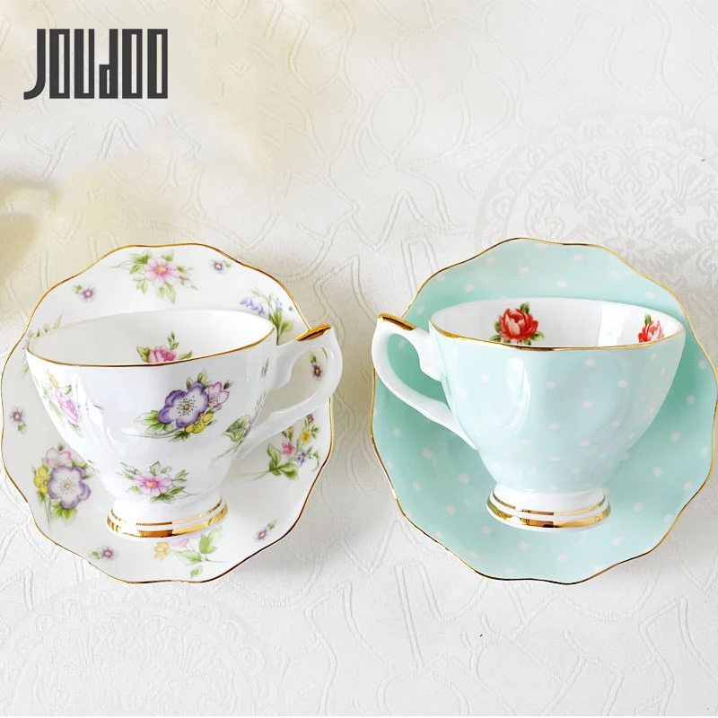 

JOUDOO European Bone china coffee set Creative simple ceramic porcelain dish Afternoon tea milk cup 200ML 35