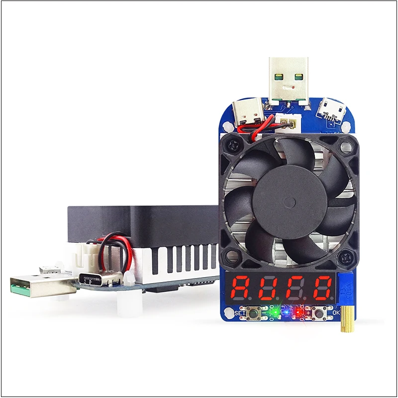 RD-HD25-HD35-Trigger-QC2-0-QC3-0-Electronic-USB-Load-resistor-Discharge-battery-test-adjustable