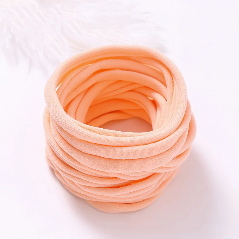 10pcs/Lot Nylon Baby Headband Set Girls Headbands Traceless Kid Soft Stretchy Skinny Hairband Newborn Hair Accessories Head Band boots baby accessories	