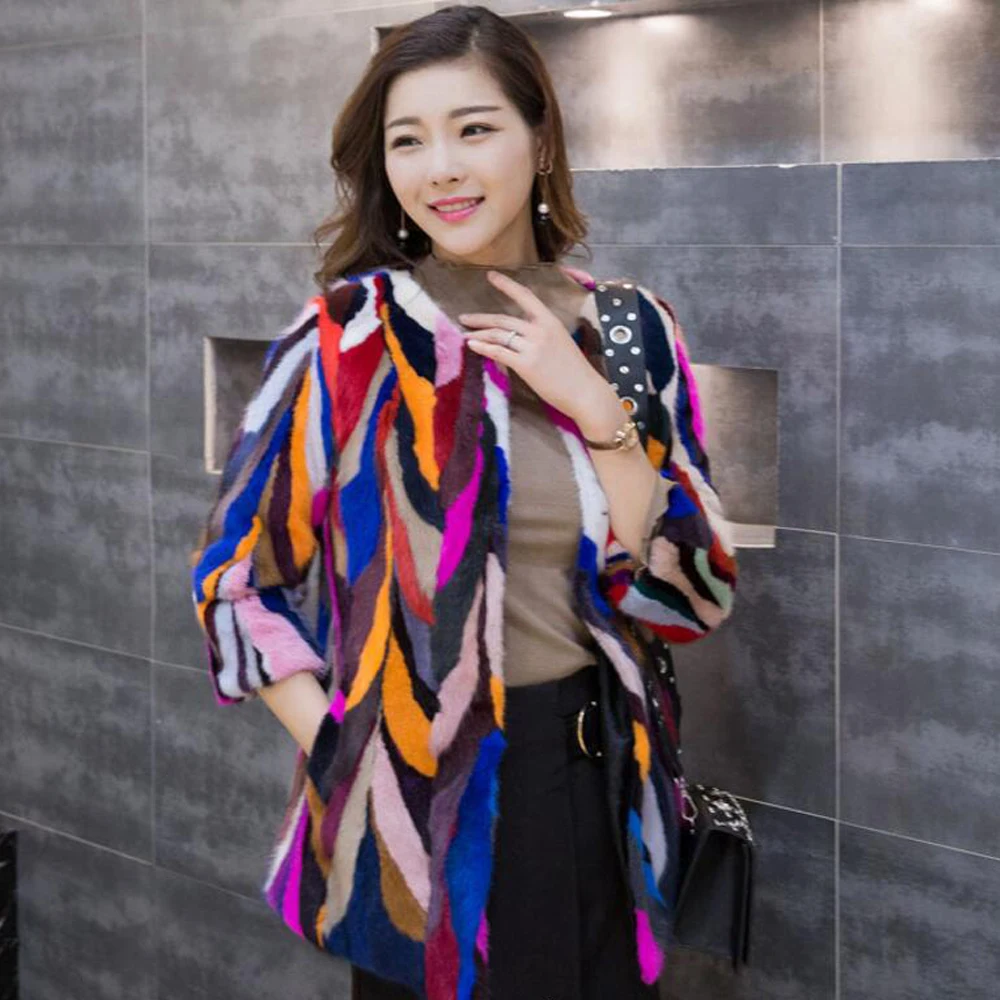 

2019 New Arrival pure mink fur outwear factory direct sale low discount high brand real mink fur coat ksr242