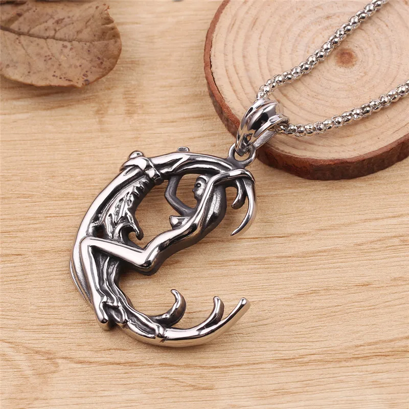 Moon Pendant Charm Necklace Sieraden 
