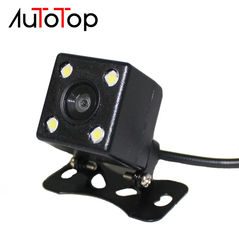 Автомобильная камера заднего вида AUTOTOP с 4 светодиодами ночным видением