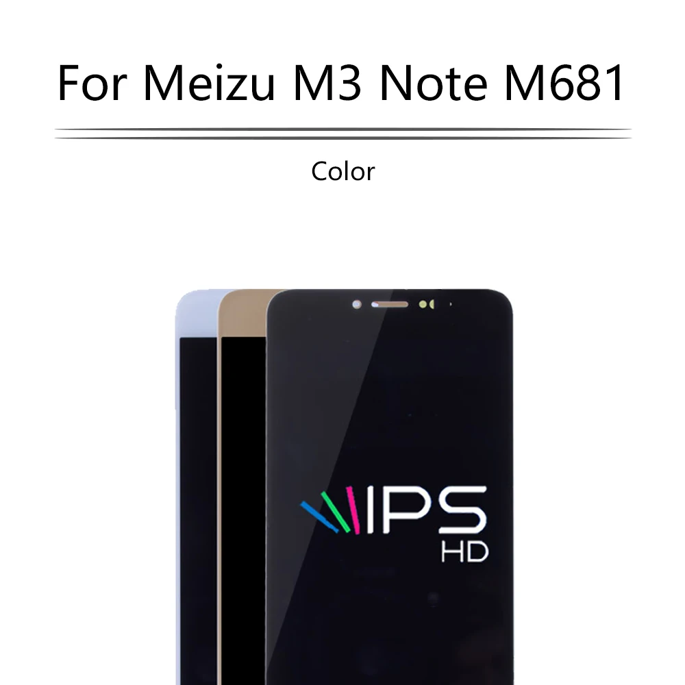 5 &quotдля MEIZU M3 Note L681H M681H ЖК дисплей с сенсорным экраном рамкой дигитайзер для 3