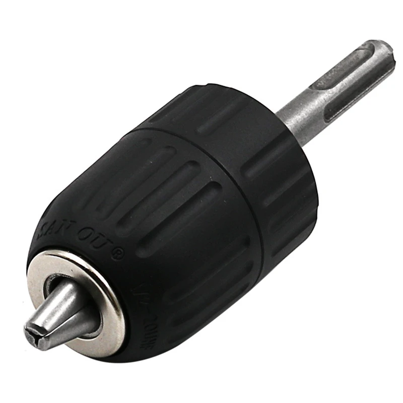 

1pc 2-13mm Professional HSS Keyless Drill Bit Chuck Converter Adaptor Electric Hammer Conversion Electric Drill Hand Tight Chuck