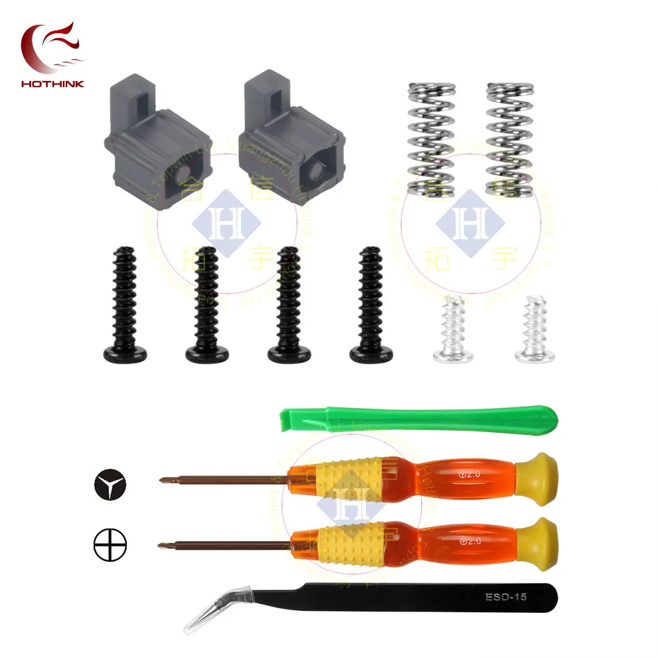 HOTHINK 14 шт./компл. весна и замком, туфли с пряжкой и застежкой-Y винт с Съемник элементов Для nintendo Switch Joy-con NS nintendo Switch joy-con