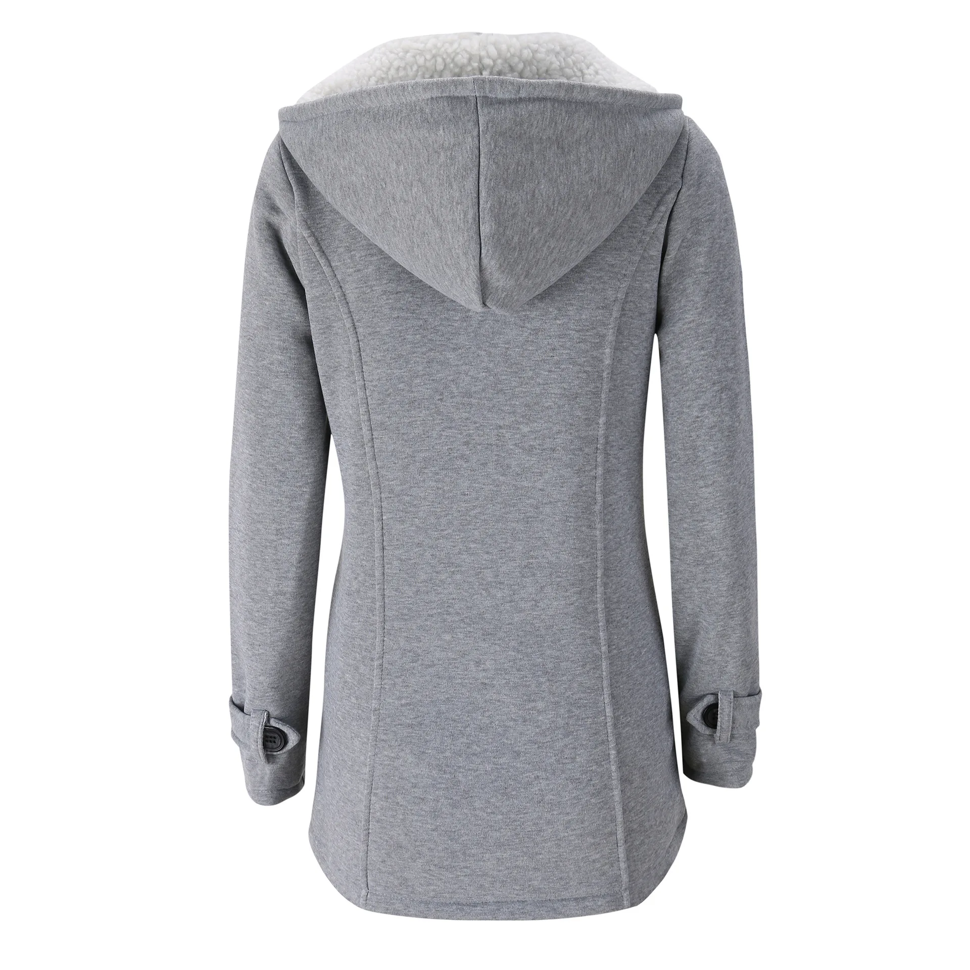 Tanie Z kapturem zimowa Parka kobiety grube dziewczyna ponadgabarytowych płaszcz na śnieg bawełny kurtka moda długi płaszcz Streetwear kobiet stałe bluzki damskie