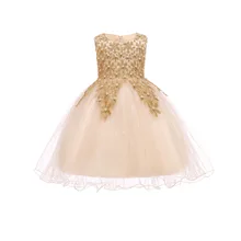Г. Новое Элегантное Вечернее платье принцессы для маленьких девочек на свадьбу, день рождения, бальное платье, сетчатая детская одежда для маленьких девочек
