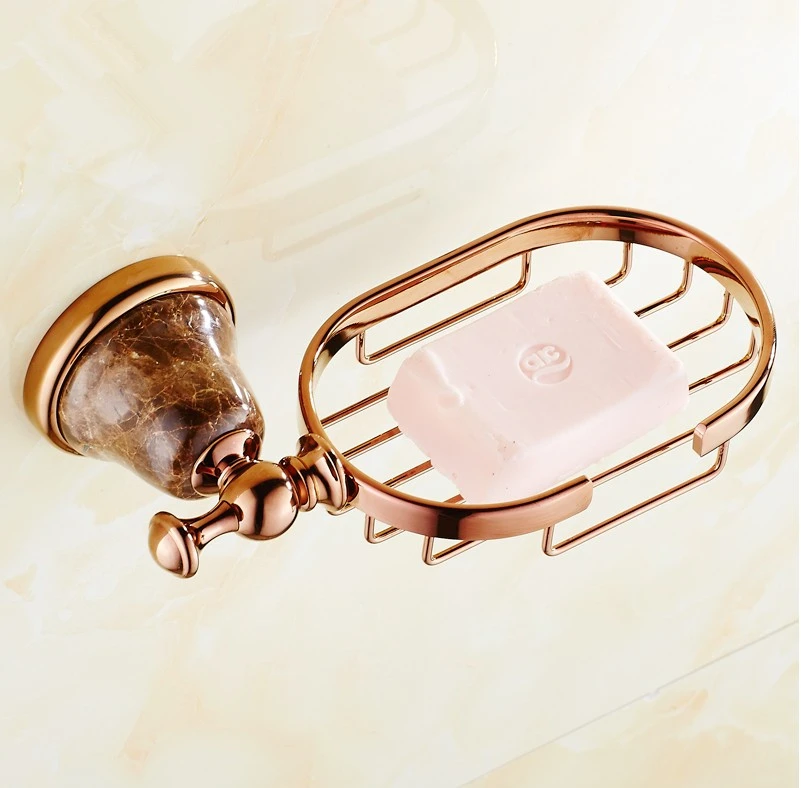 2016 Bathroom Accessories,Luxury Natural Marble Design Rose Gold finish