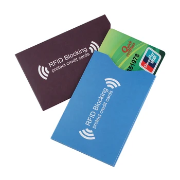 

1Pc Anti Thief Bank Card Smart Shield Protection Reader Card Wallet Cases RFID Aluminium Blocking Credit Card Holder Safety