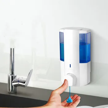 

Soap Dispenser Wall-mounted soap dispenser shampoo and shower gel box manual kitchen household hand sanitizer