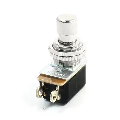 

2-Pin SPST Momentary Guitar Effects Push Button Foot Switch AC 250V 2A