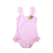 Dollplus/детская одежда для купания Детские костюмы для купания для девочек лето для пляжа для купания купальники для малышей для девочек пляжная одежда для девочек