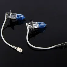 10 шт. H3 AC/DC 12 V 100 W 6000 K супер белый авто мощный ксенон Автомобильные противотуманные фары автомобиля фары лампы ксеноновые супер белый