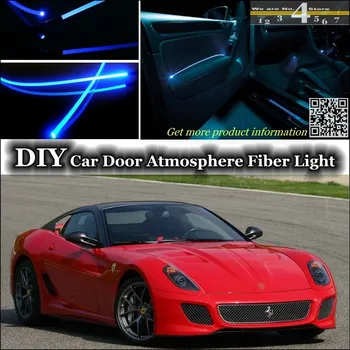 

For Ferrari 599 GTB Fiorano interior Ambient Light Tuning Atmosphere Fiber Optic Band Lights Inside Door Panel illumination