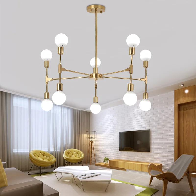 

Modern LED Pendant Lights Nordic Art Restaurant Pendant Lamps 6/8/10 Light Dining-room Hanglamp Lamparas Home Decoration Light