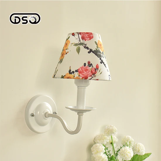 

DSQ Simple European-style American Nordic Wall Lamps Pastoral Mediterranean Mixed Bedside Lamps Bedroom Wall Lamps