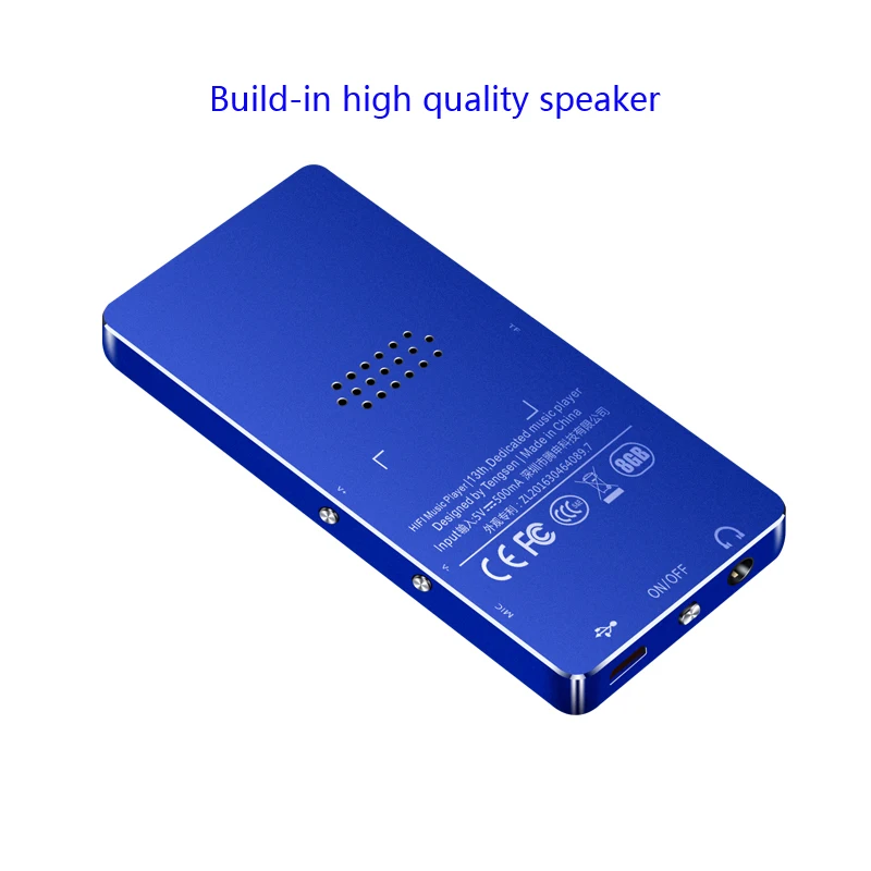 MP3 Player IQQ X1 Mini Portable Sport  Radio Video Music Players with Speaker 8GB Support APEAACFLACOGGWMA 64GB TF Card FM (5)