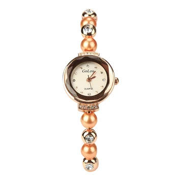 

Women Bracelet Watches Rose Gold Pearl watch For Women Ladies Fashion Crystal Dress Quartz Wristwatch Relojes Mujer