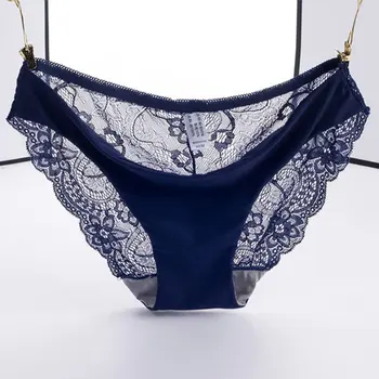 

Women's Sexy Lace Panties Seamless Cotton Breathable Panty Hollow Briefs Girl Underwear Panties