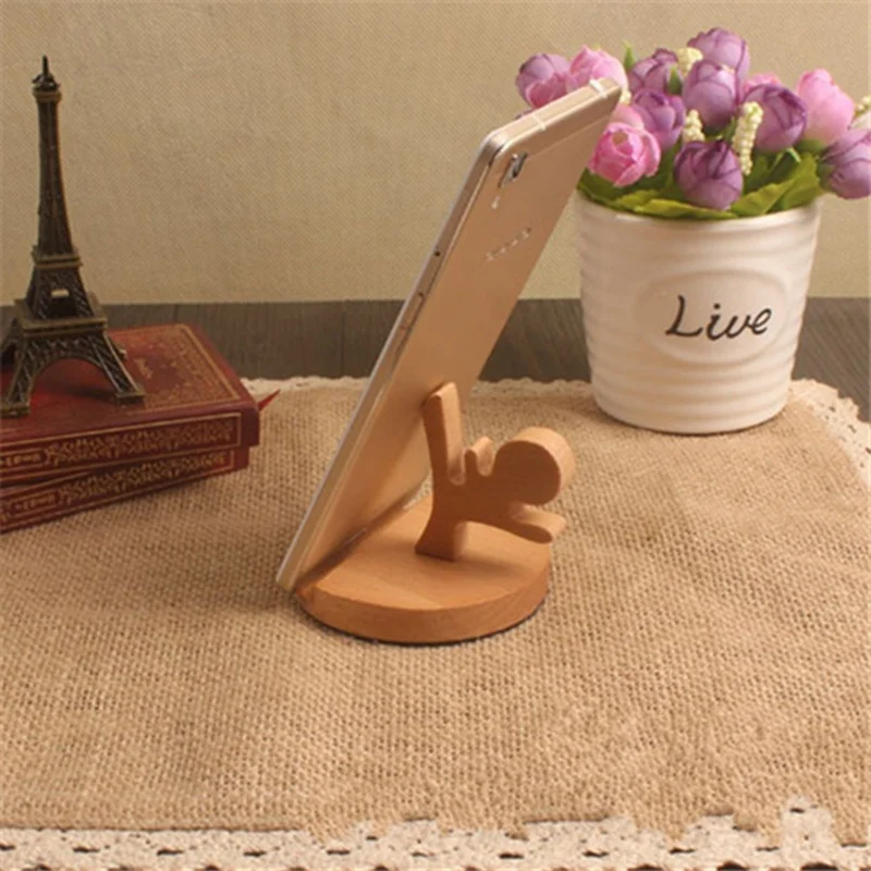 

Universal Portable Unique Wooden Style Cellphone Holder Stand Bracket For iPhone 11 Pro For Samsung For Xiaomi For Huawei Mate30