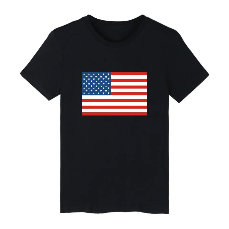 The Flag Of The United States Tshirt Mens Short Sleeve USA Nationality