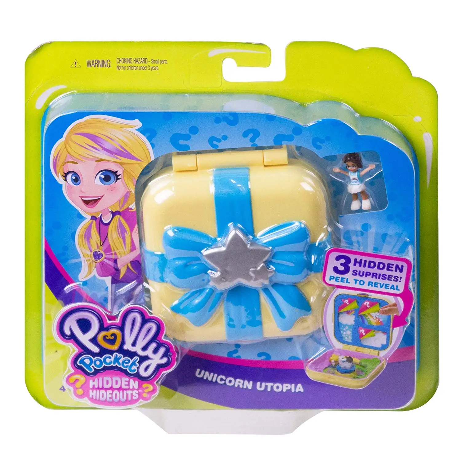 Mattel Polly Карманный дом для девочек, куклы, большой мир, Коробка С Сокровищами, роскошный автомобильный дорожный костюм, игрушки для девочек, Большой карманный мир