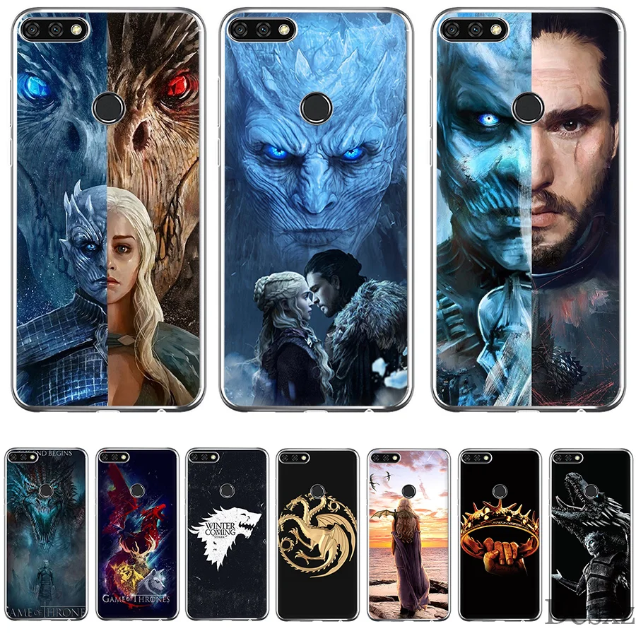 Desxz Throne Game Case For Huawei P20 P10 P9 P8 Lite Pro Plus P Smart Mini Cover Phone Bag Hard Silicone | Мобильные телефоны и
