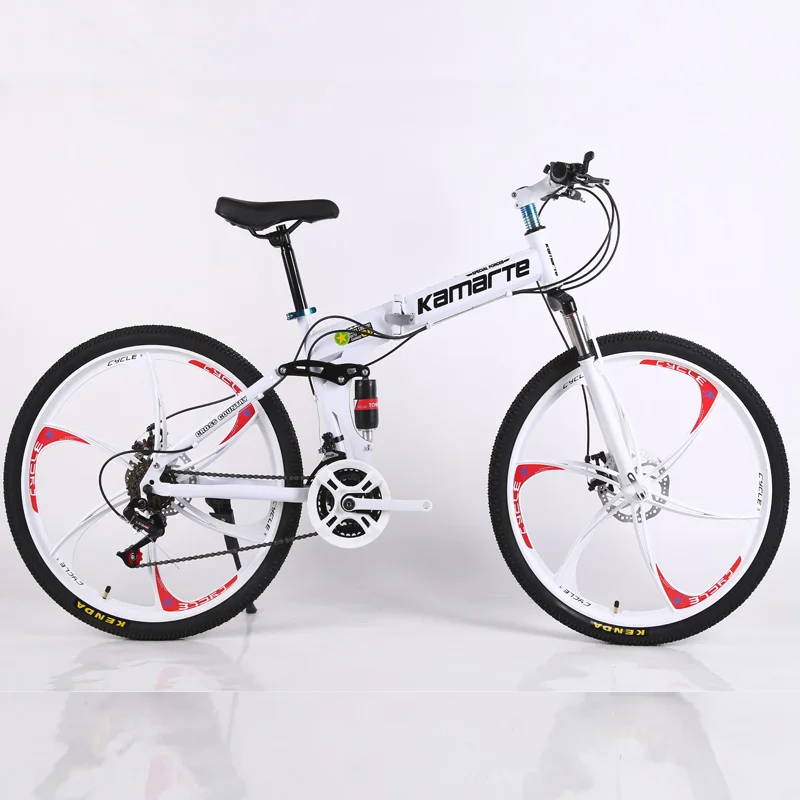 Clearance 26inch folding mountain bike double disc brakes bicycle 21 speed folding bicycle 6 knife wheel and 3 knife wheel mountain bike 23 Clearance 26inch folding mountain bike double disc brakes bicycle 21 speed folding bicycle 6 knife wheel and 3 knife wheel mountain bike 23