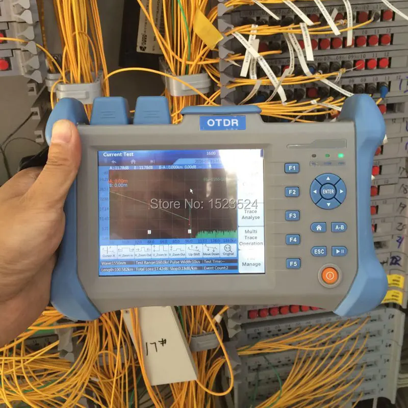 

Multimode MM 850/1300nm 21/19dB Optical Time Domain Reflectometer Fiber Optic OTDR
