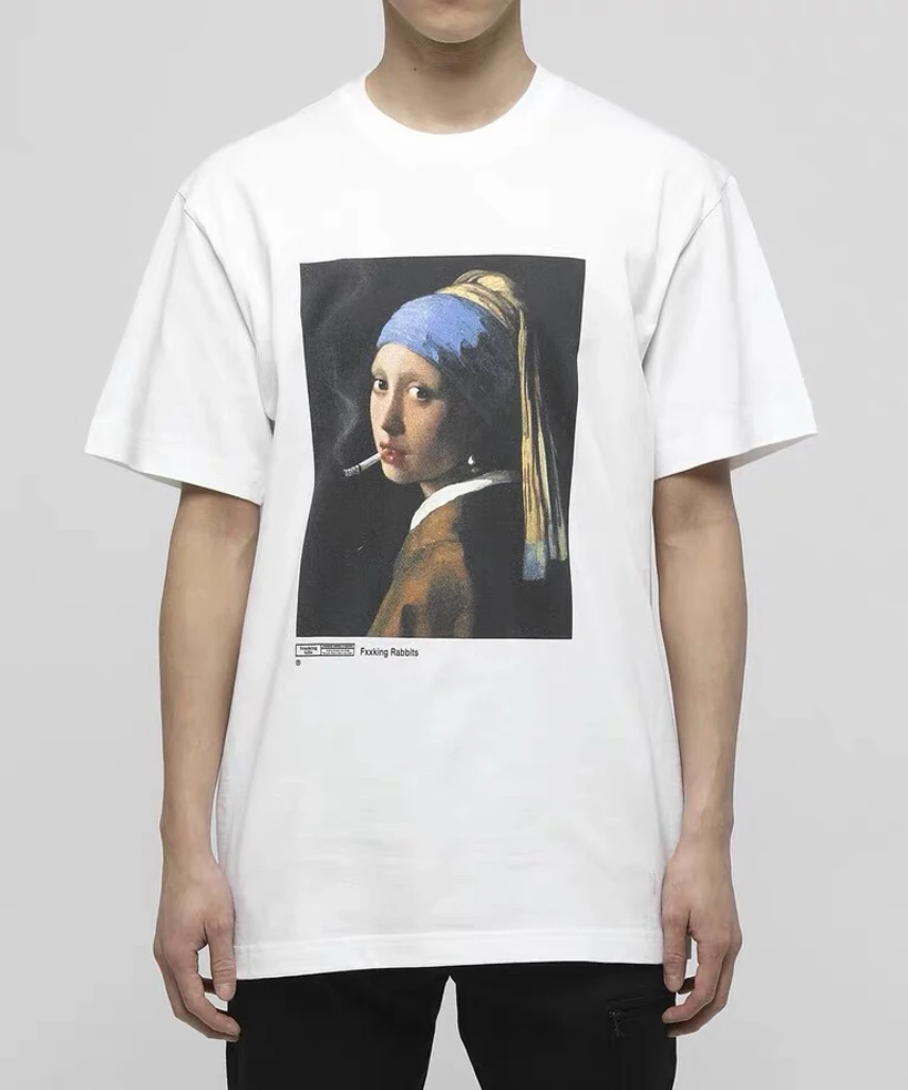 

Fxxking Rabbits T Shirt No Smoking Women Men T-shirt #FR2 Cotton Smoking Girl Tshirt Funny Hip Hop Tee Shirt 2019 Free Ship