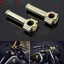 Ретро Кафе Racer 1 ''/25,4 мм барное крепление стояки грубое Ремесло Руль стояк для Triumph Harley Touring Sportster xl 883 xl 1200