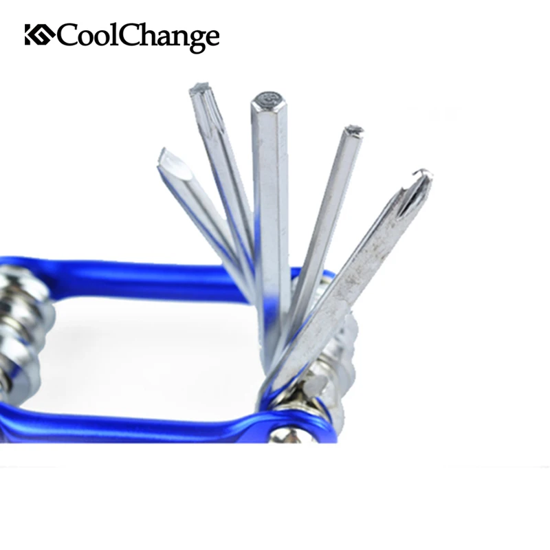 CoolChange 11 в 1 Многофункциональный набор инструментов для ремонта велосипеда