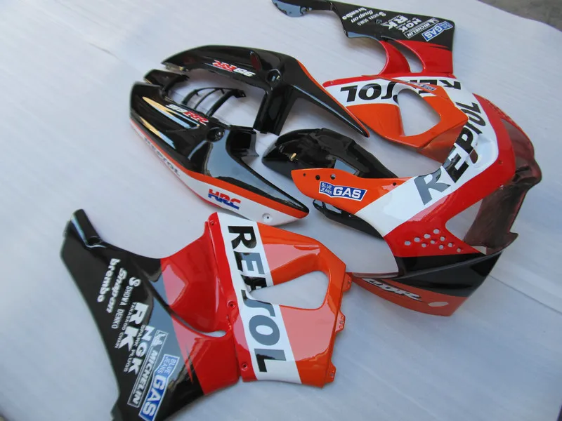 Комплект обтекателей для мотоцикла HONDA CBR900RR 98 99 CBR900 919 1998 1999 REPSOL Красный Черный ABS